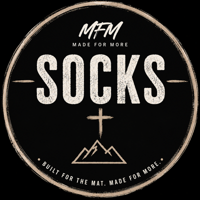 Faith-based athletic crew socks from Stand and Stay Sock Collection