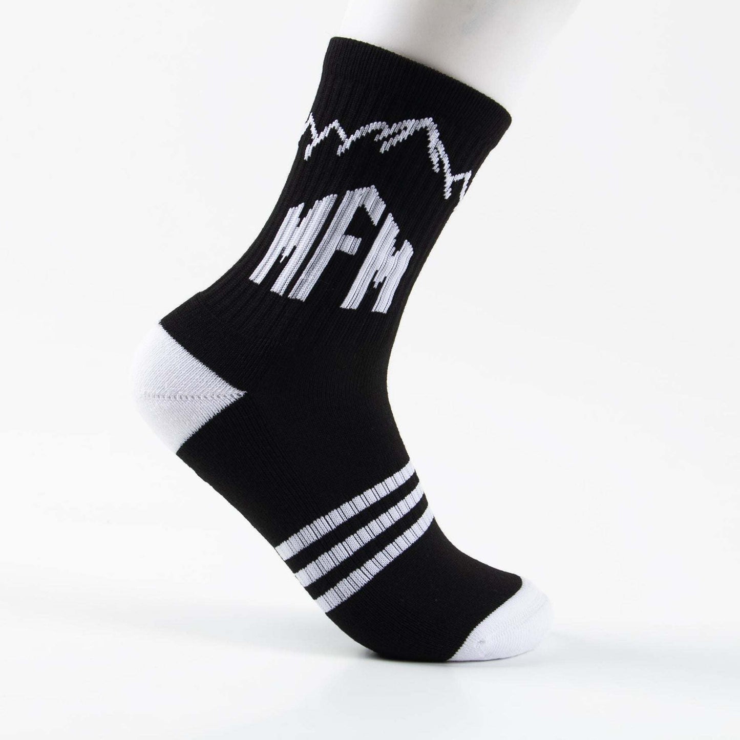 black stand firm crew athletic socks inspired by Ephesians 6 13