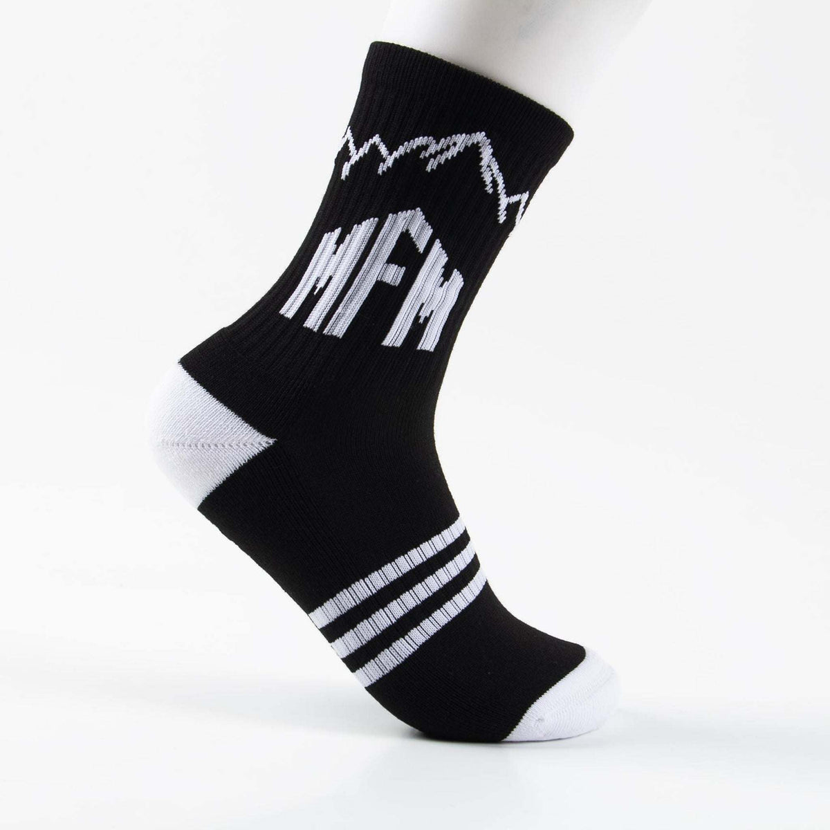 black stand firm crew athletic socks inspired by Ephesians 6 13