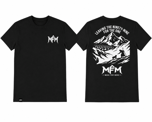 Luke 15:4-7 T-shirt with inspiring biblical message of hope and redemption