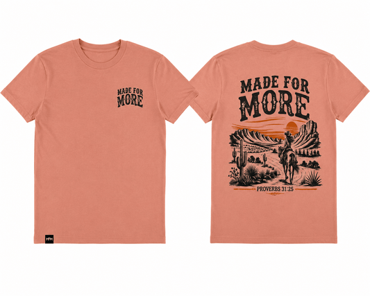 Proverbs 31:25 tshirt with empowering scripture design about strength and dignity